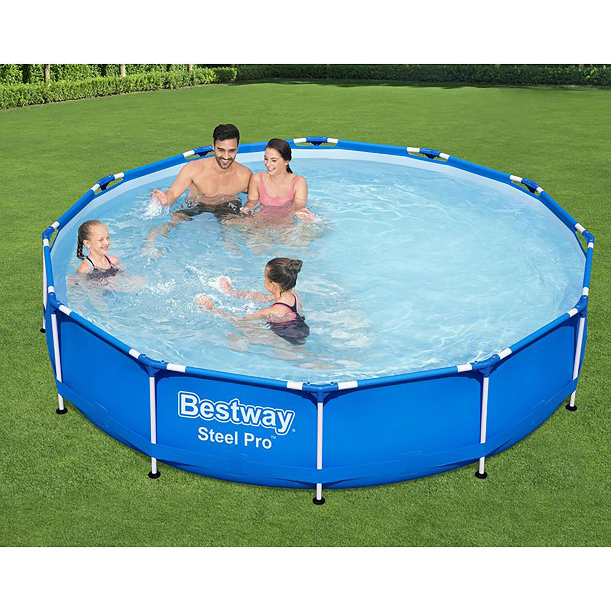 Бассейн каркасный круглый "steel pro" 366 х 76 см, 6473 л (1) "bestway" 56706