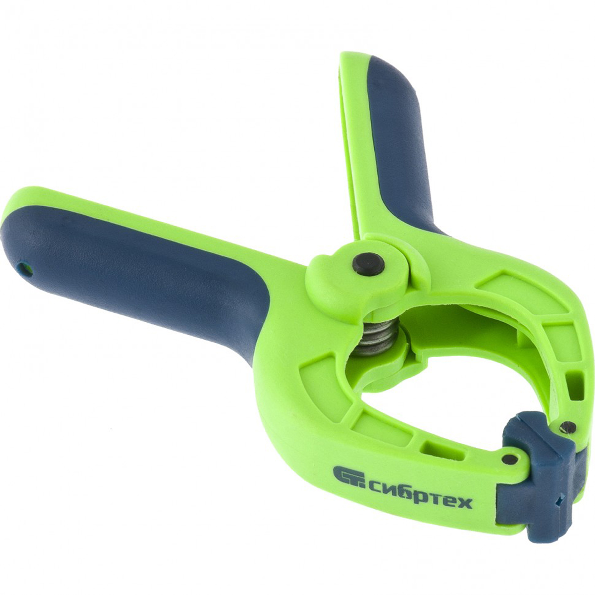 Струбцина клещеобразная зажим 1-1/4" 33 мм пласт. корп., двухкомп. рукоятка (1/200) "сибртех"