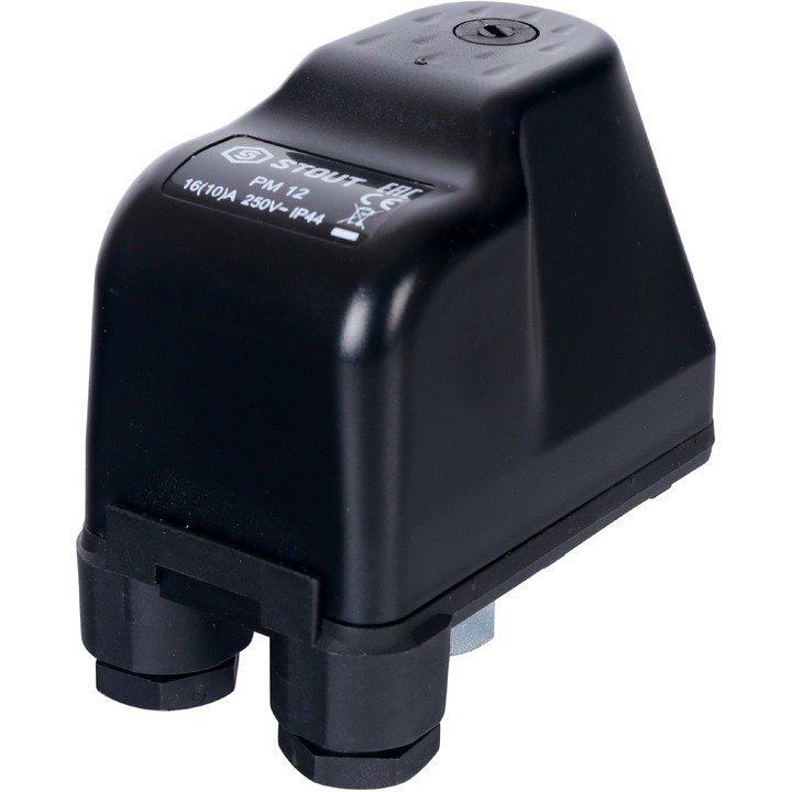 Реле давления STOUT РМ 12 G, до 12 бар, накидная гайка 1/4"