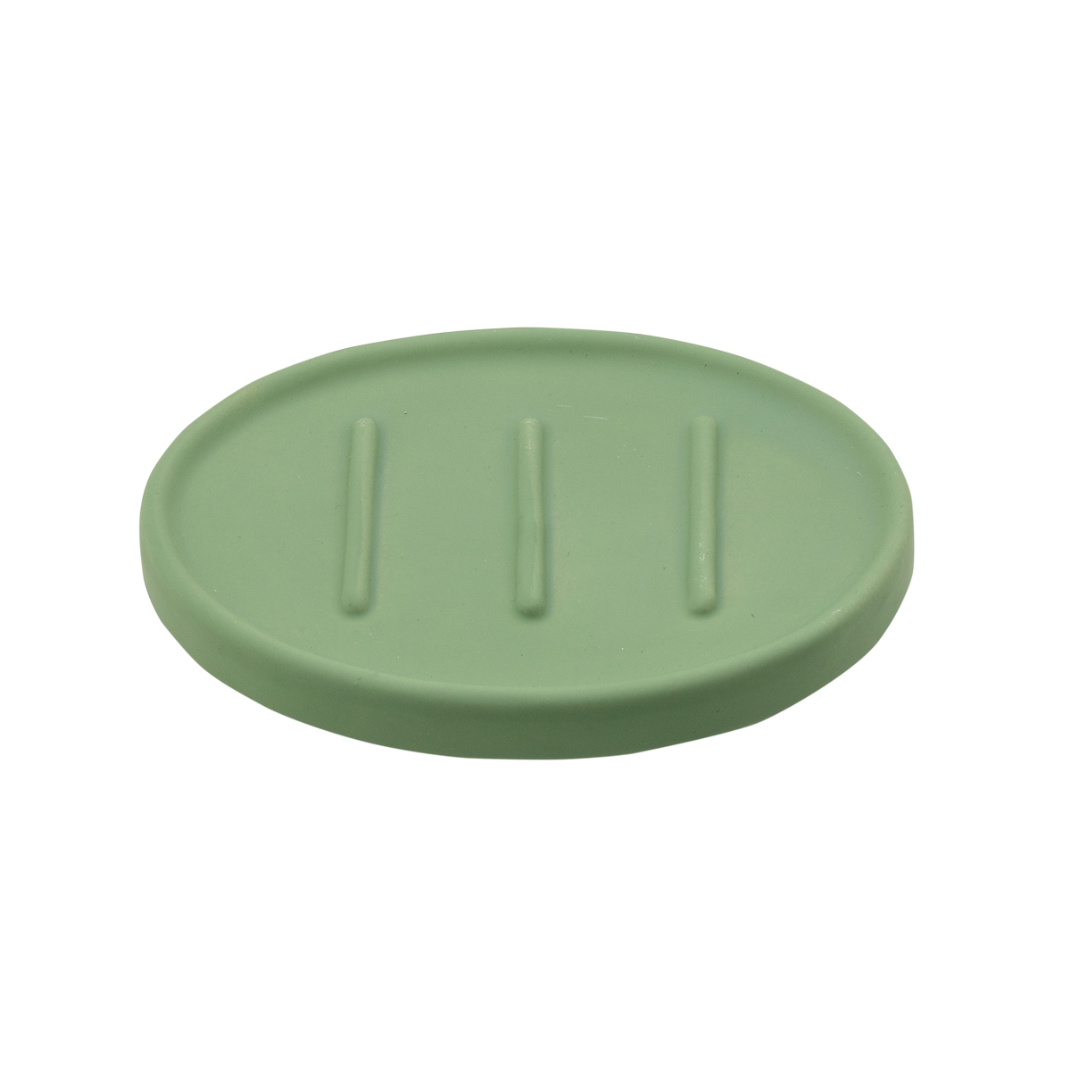 Мыльница "unna" керамика/резина (оливковый) (1/12) "swensa" swtc-1204olv-04