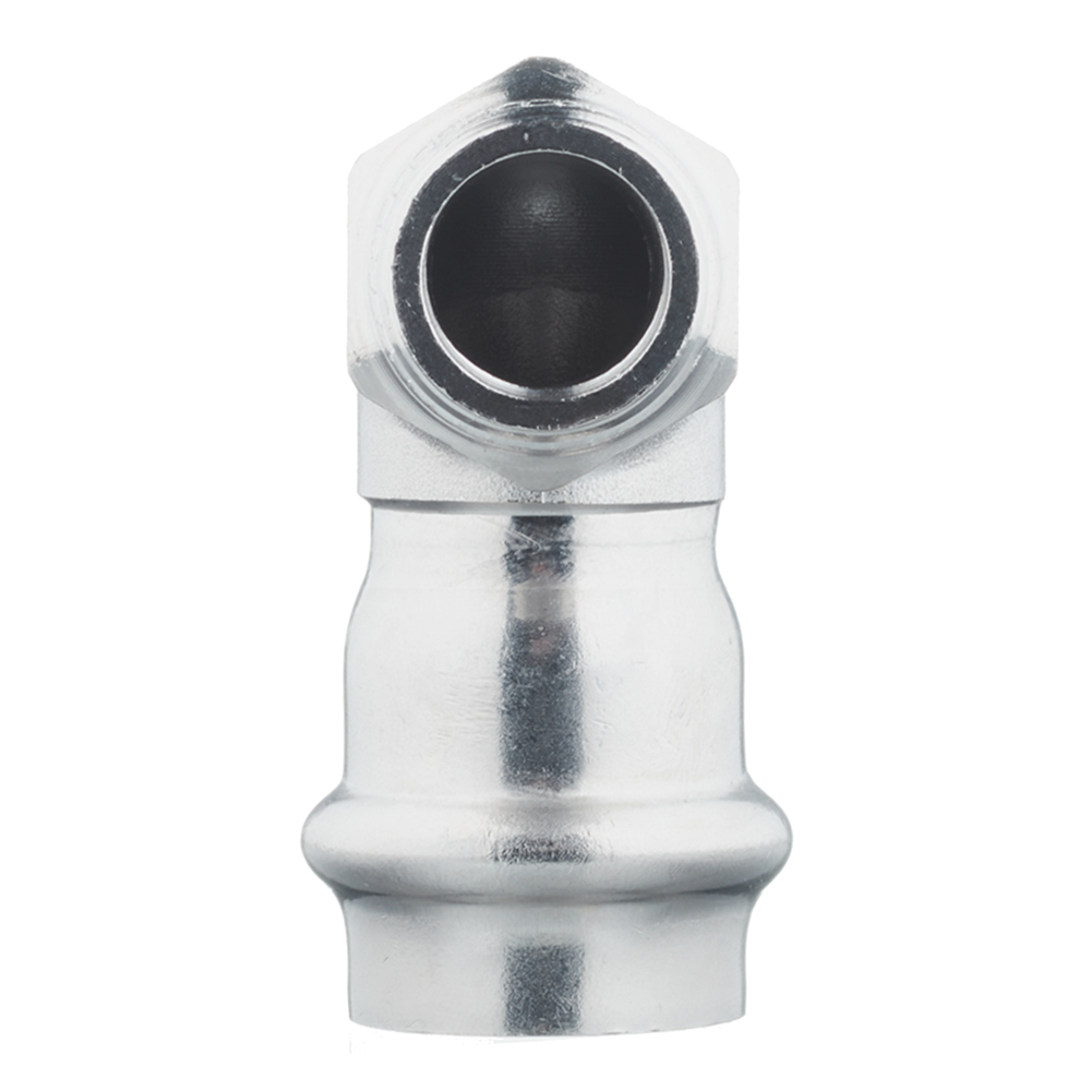 Угол H-пресс 22 х 1/2" нержавеющая сталь VALTEC