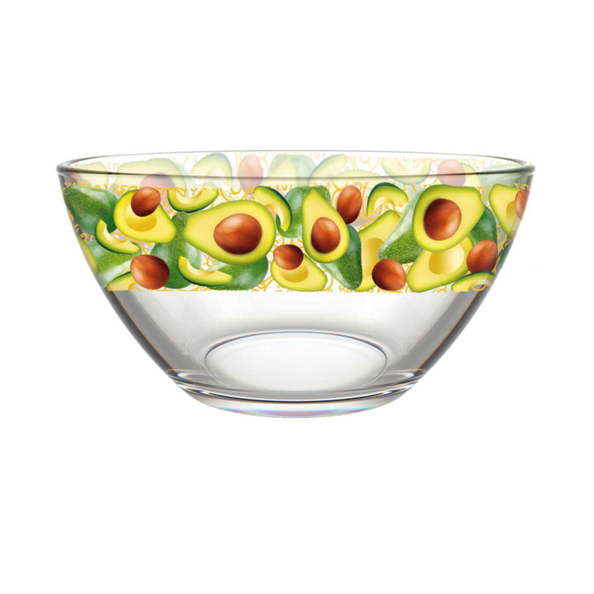 Салатник "авокадус" 11 см, 250 мл (1/36) "декостек"