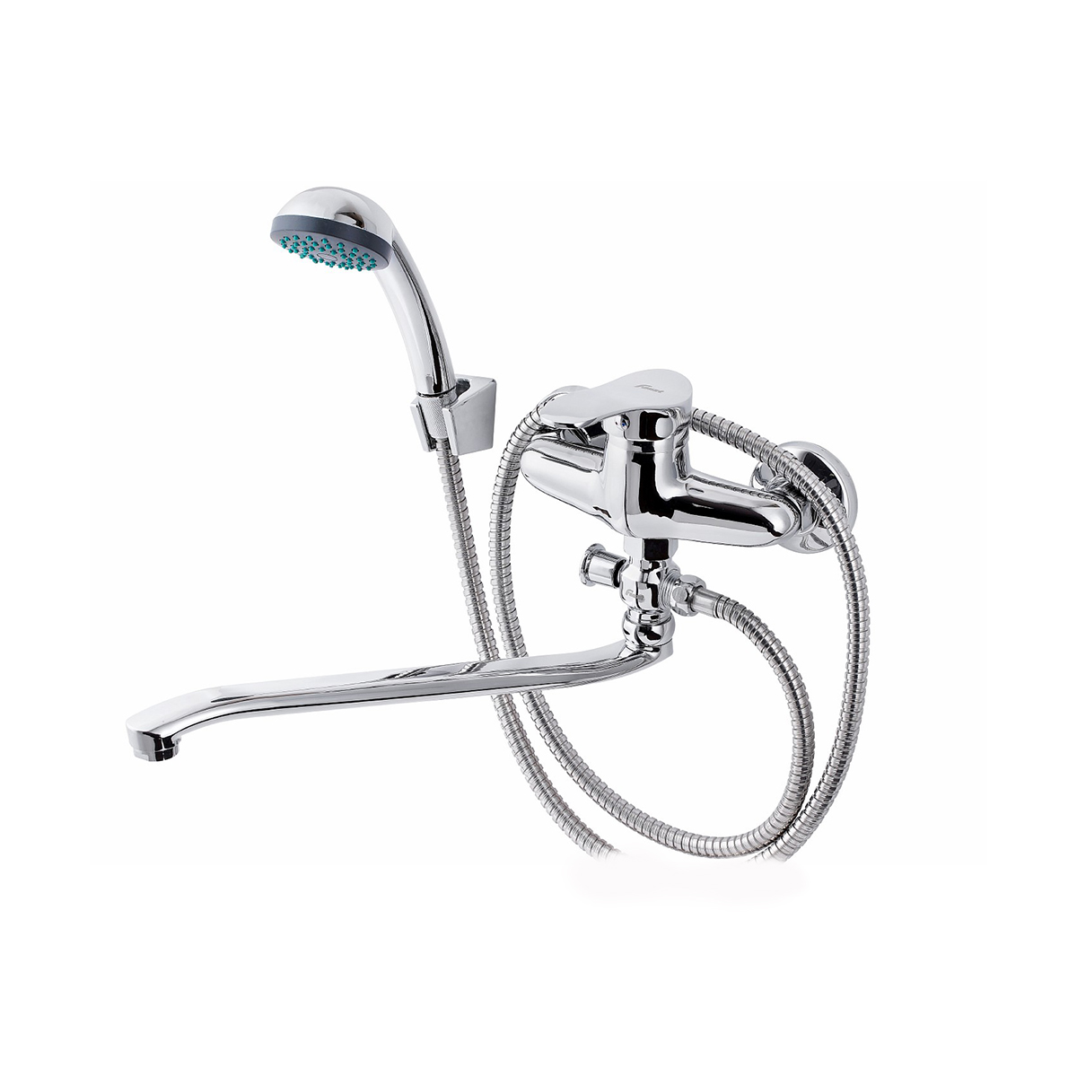 Смеситель для ванн fzs 614- b116 длинный излив (1/10) "fauzt"