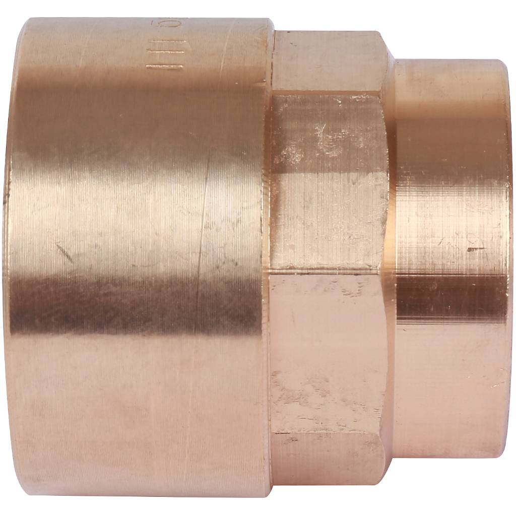 Муфта 35х1 1/4" переходная (ВР) под пайку с внутренней резьбой SANHA бронзовая 1427035114