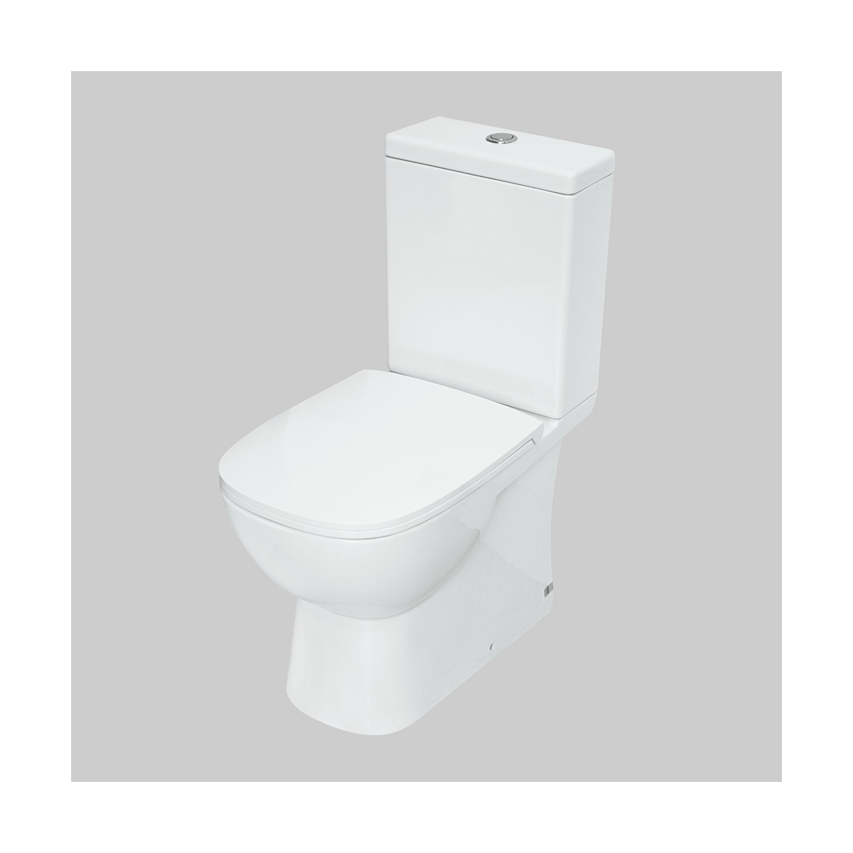 Унитаз напольный "quadro slim" белый "sanita luxe"  wc.cc/quadro/2-slimdm/wht.g/s1