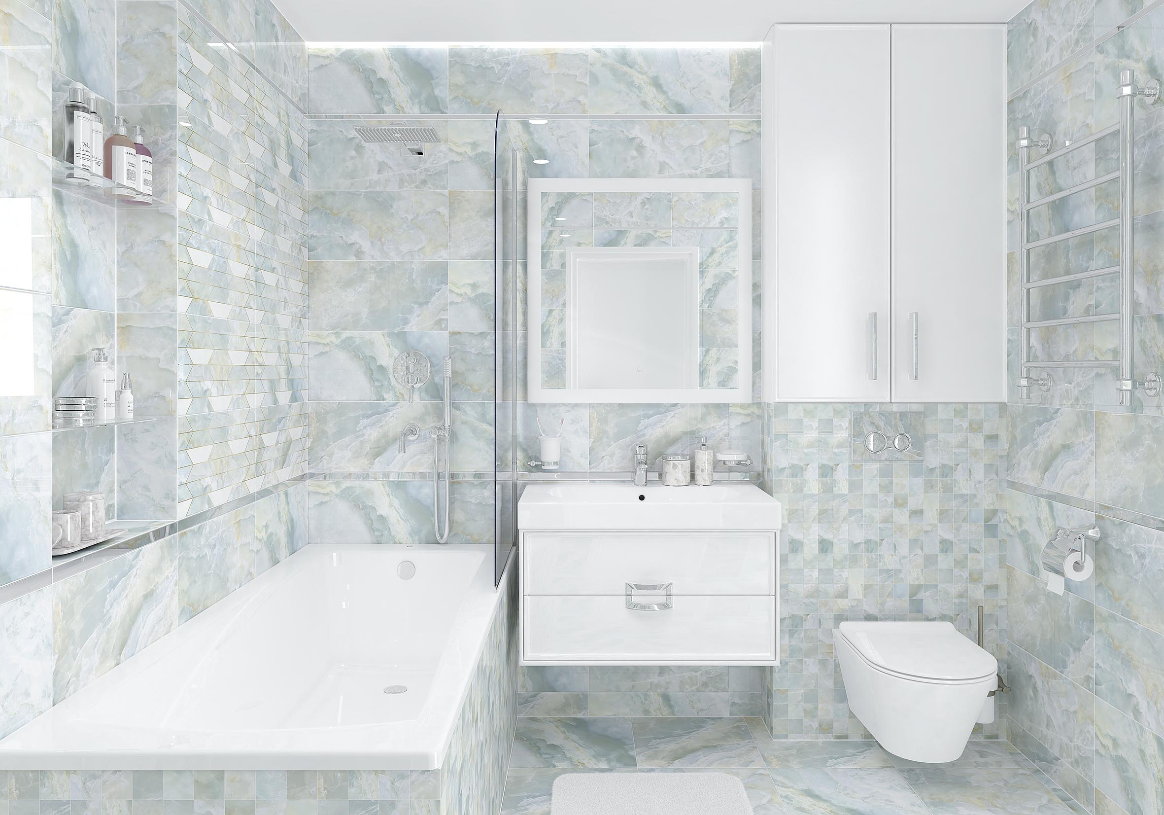 Sky голубой 25x50