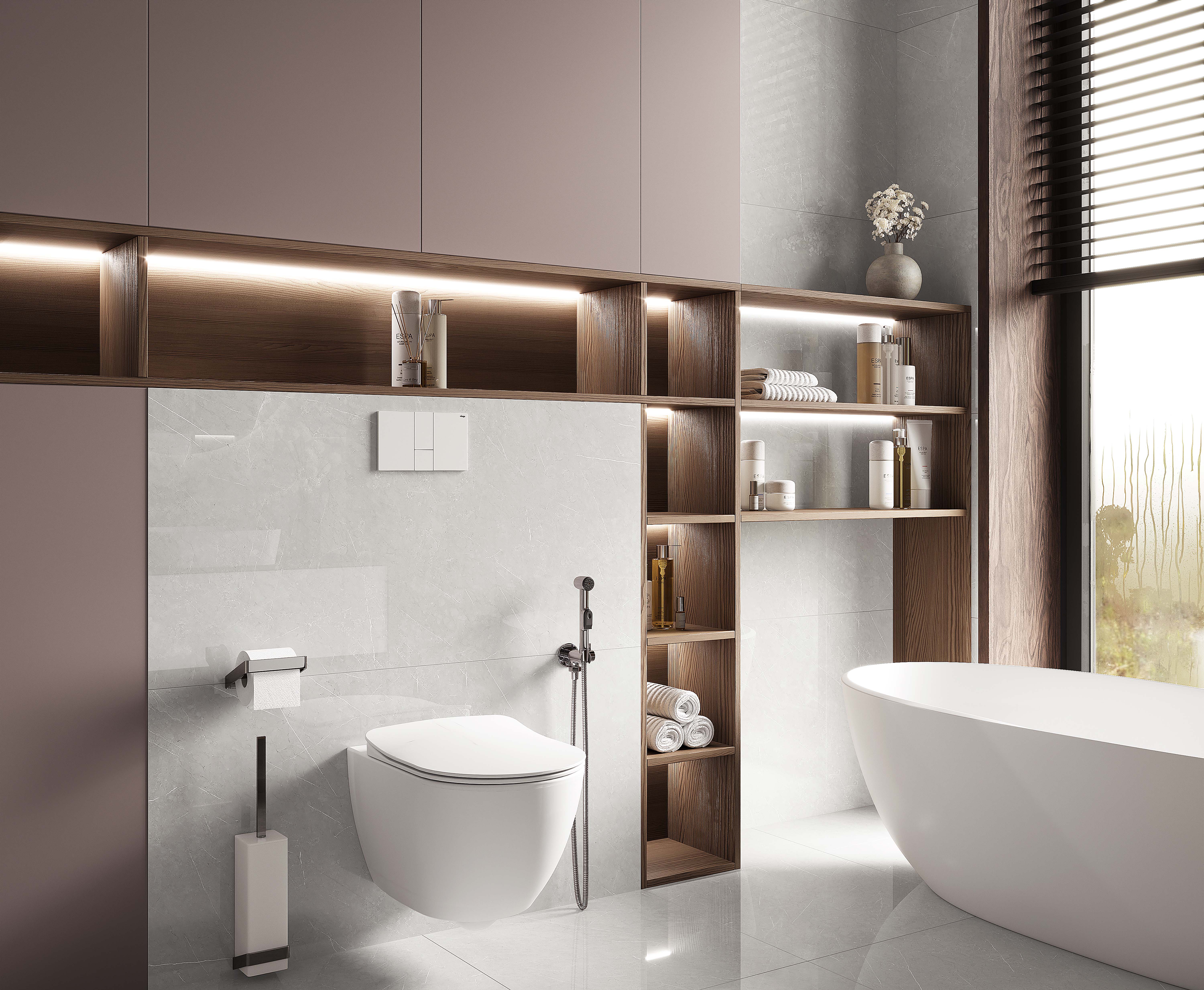 French smoke керамогранит светло-серый матовый 60x60