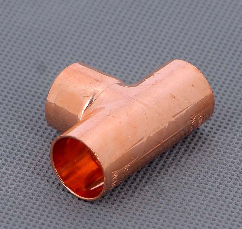 Тройник равнопроходной VIEGA под пайку 18 мм медный