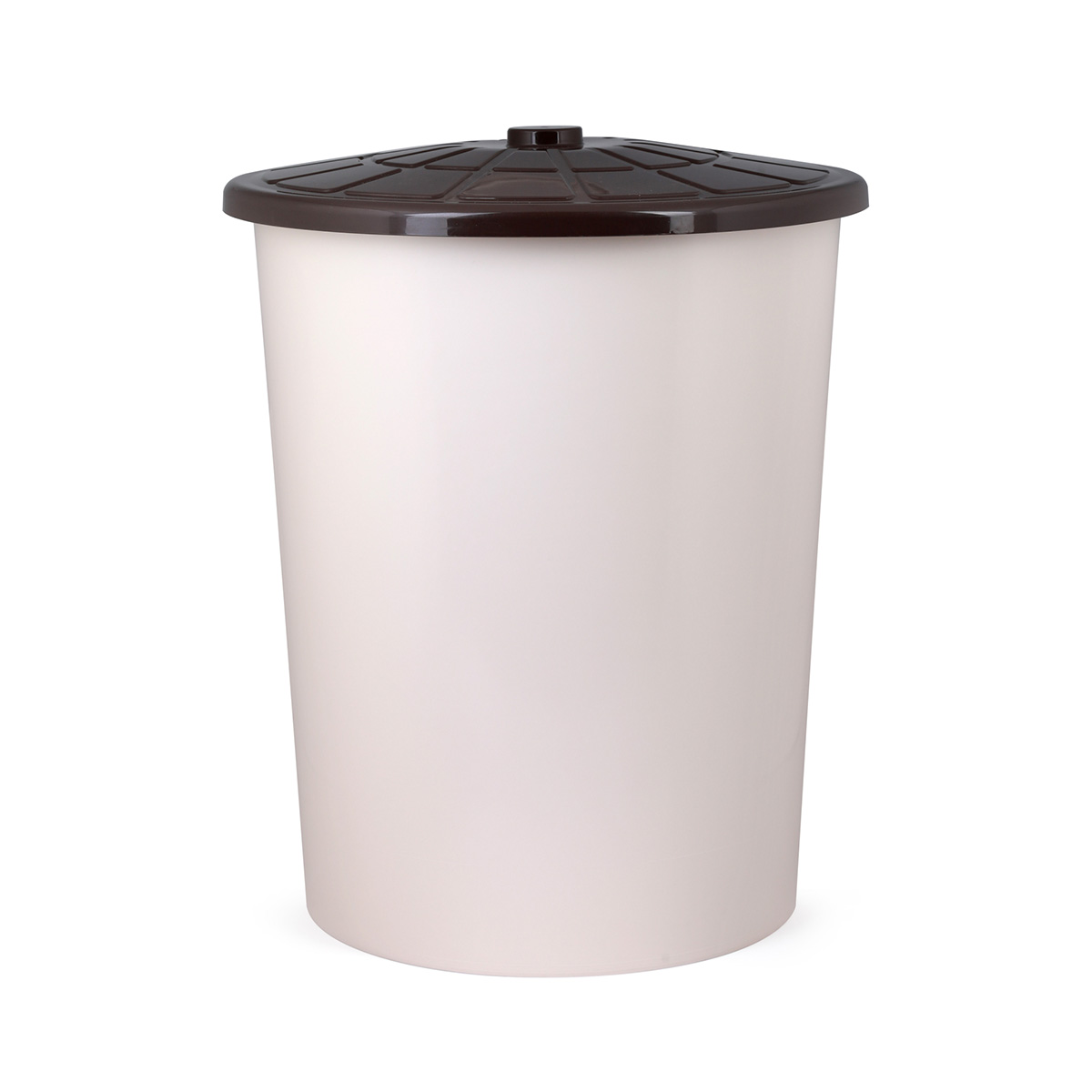 Бак пласт. с крышкой 100 л (бежев.) (1/3) "альтернатива" м3469