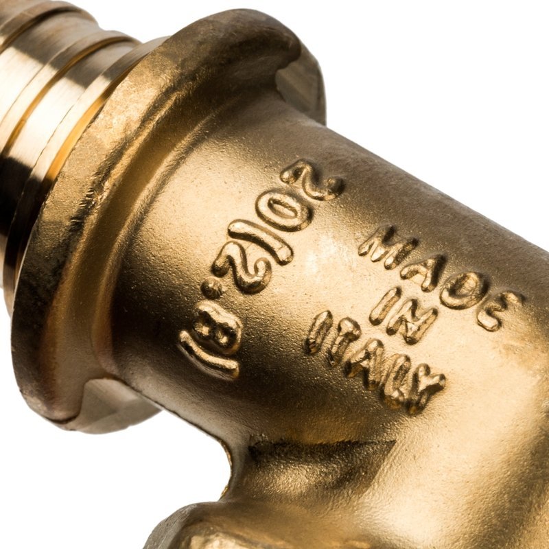 Угол переходной 20 x 3/4" НР аксиальный для труб PE-X STOUT