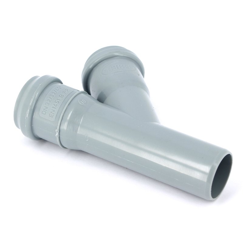 Тройник 45° для вн.канализации d=32 мм SINIKON Стандарт