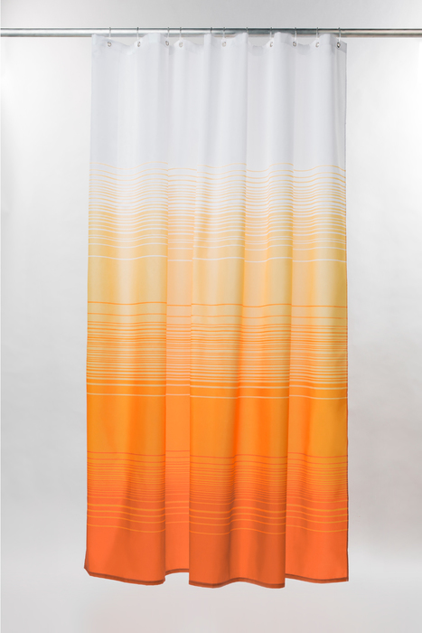 Штора для ванной 200*200 см (полиэстер) orange horizon (1/20) "iddis" 300p20ri11