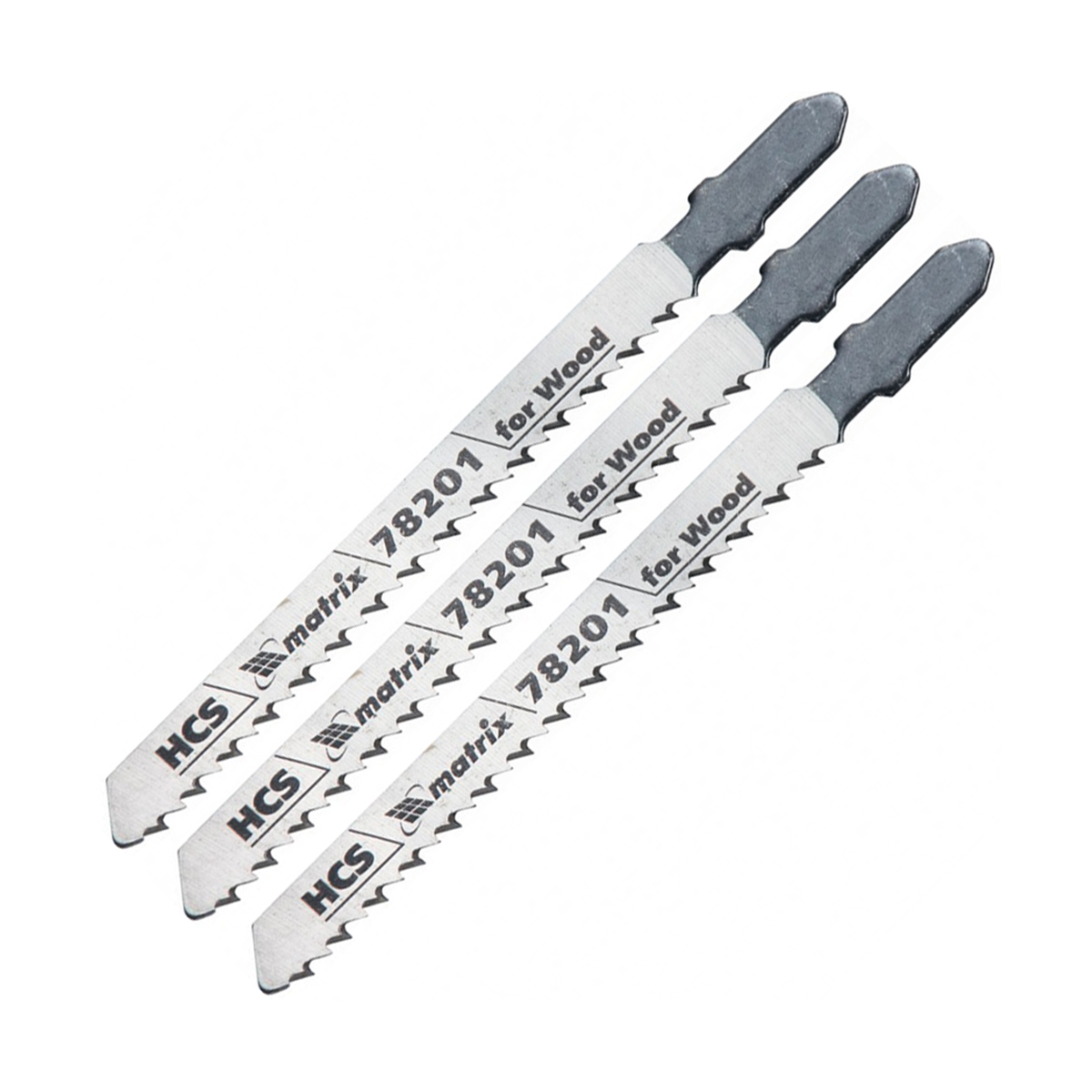 Пилки для лобзика по дереву t101b, hcs 3 шт. 75 х 2,5 мм (1/200) "matrix professional"