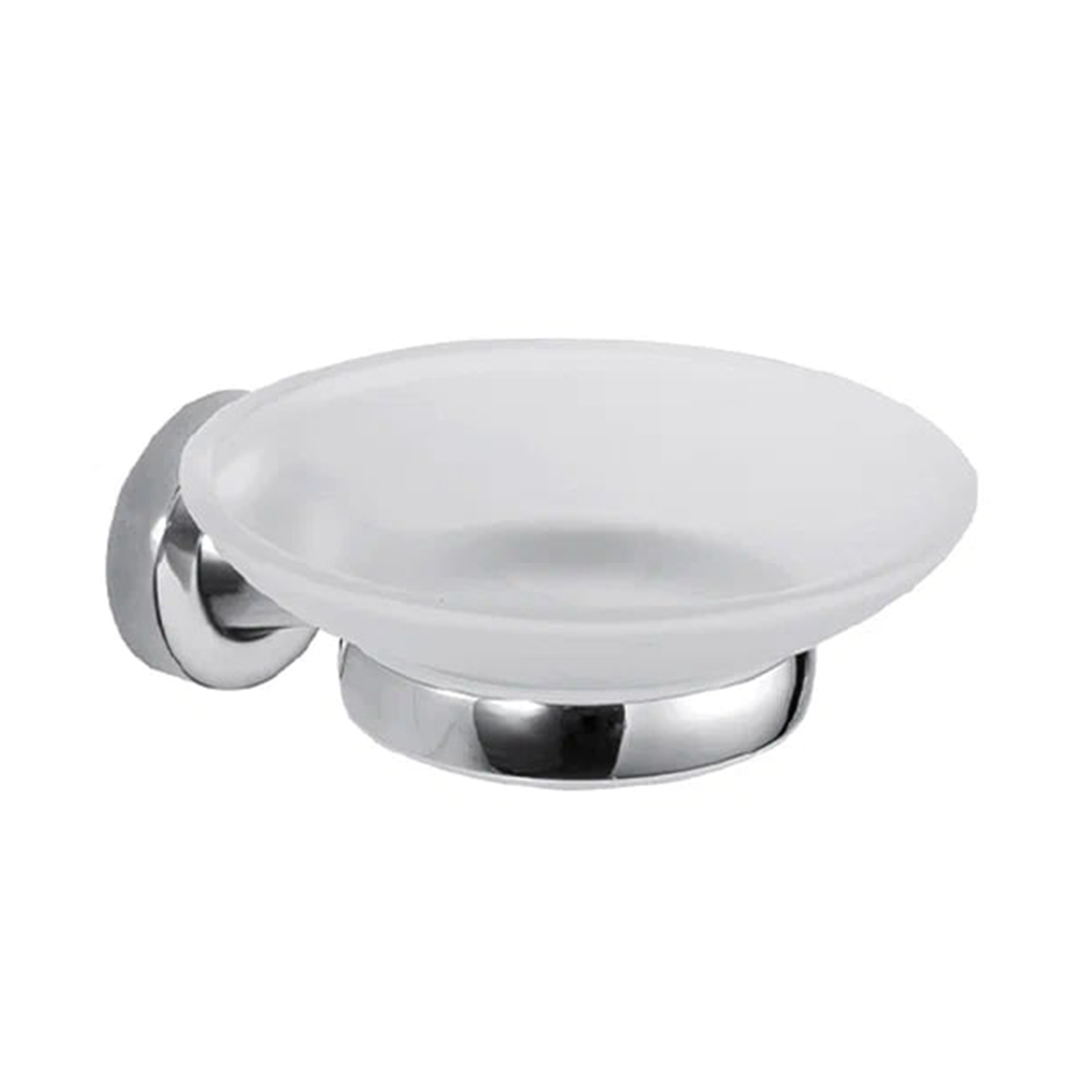 Мыльница с держателем r15102 (нерж.сталь), хром (1/20/80) "frud"