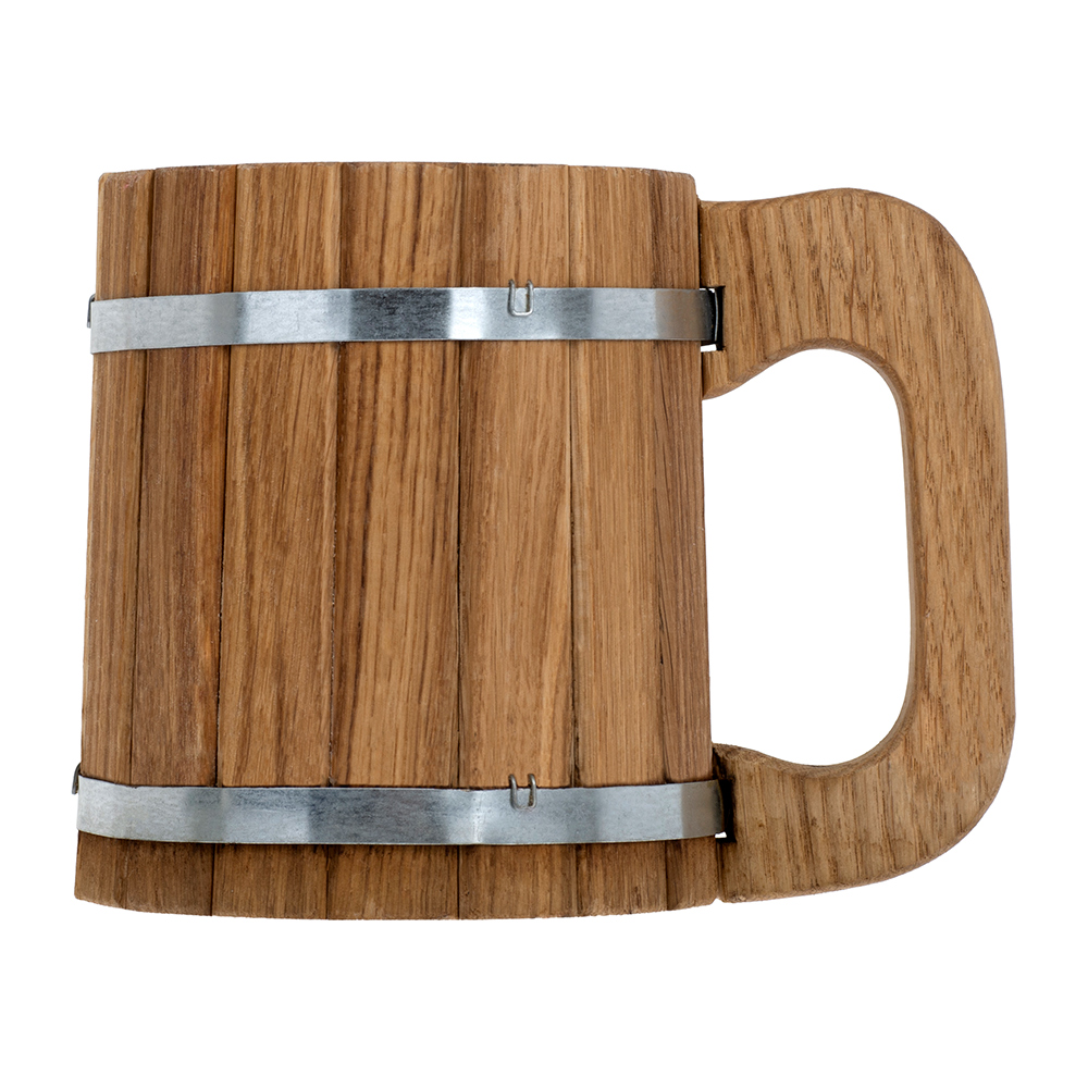 Кружка 0,5 л, дуб (1/3) "банные штучки" 33373