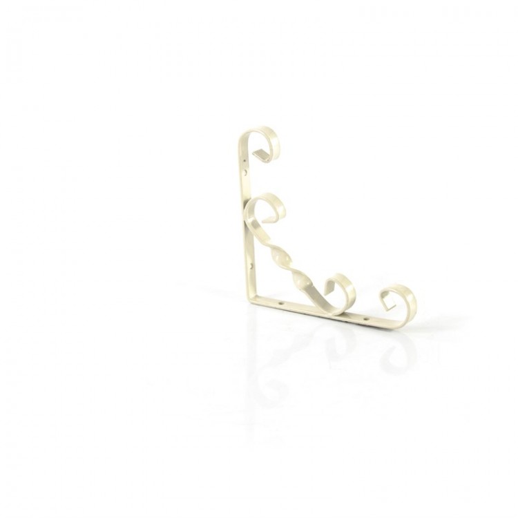 Кронштейн декоративный, 150 х 150 мм, белый Сибртех (94050)