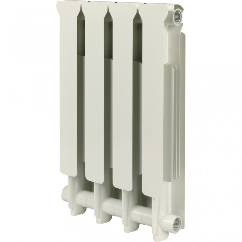 Радиатор STOUT Bravo 500 мм 4 секции, алюминий (боковое подключение)