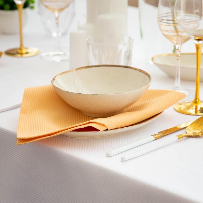 Салфетки столовые "этель" lines 45*45 см набор 4 шт. (бежевый) (1/35) 7091149