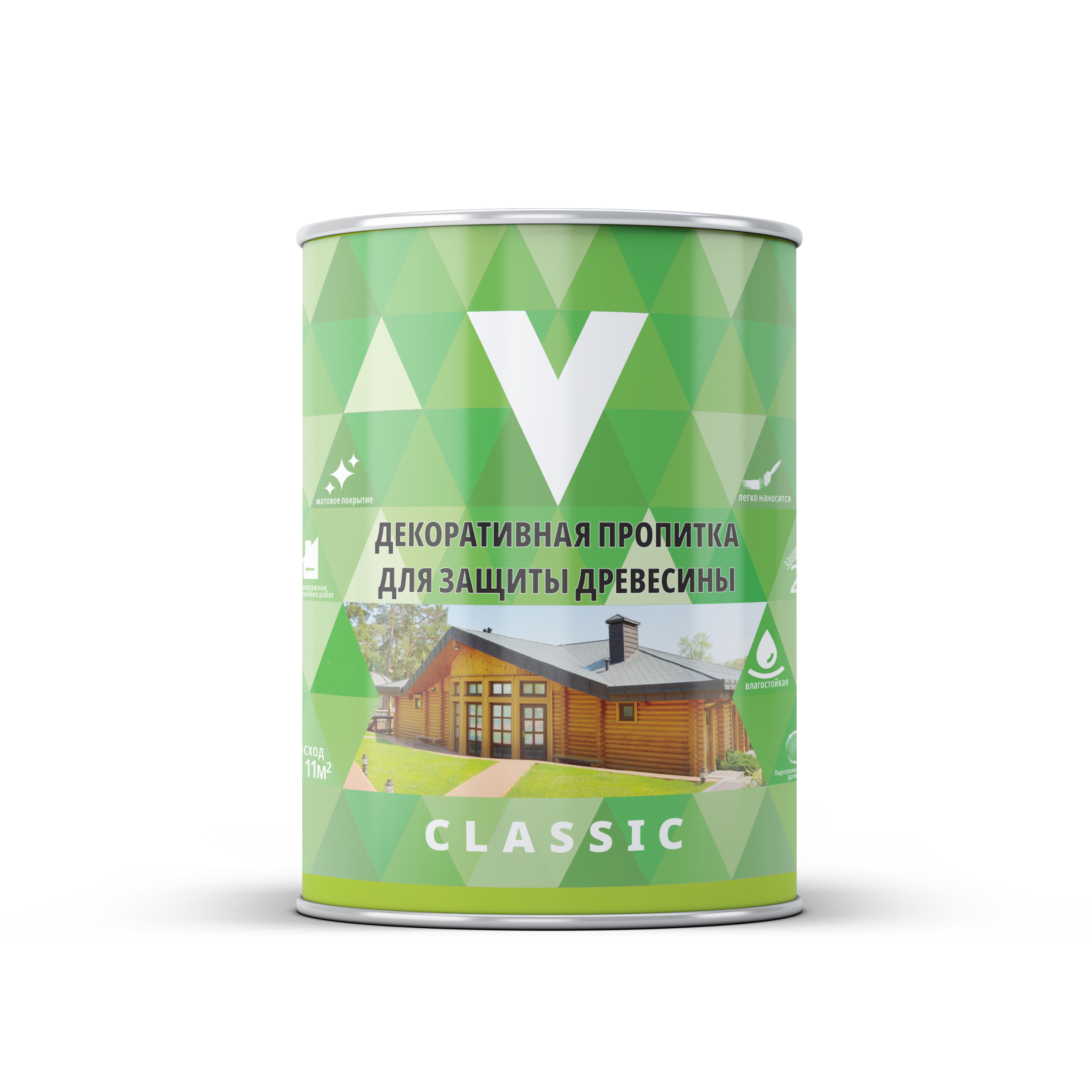 Пропитка декоративная "classic" венге  3 л (1/4) "v"