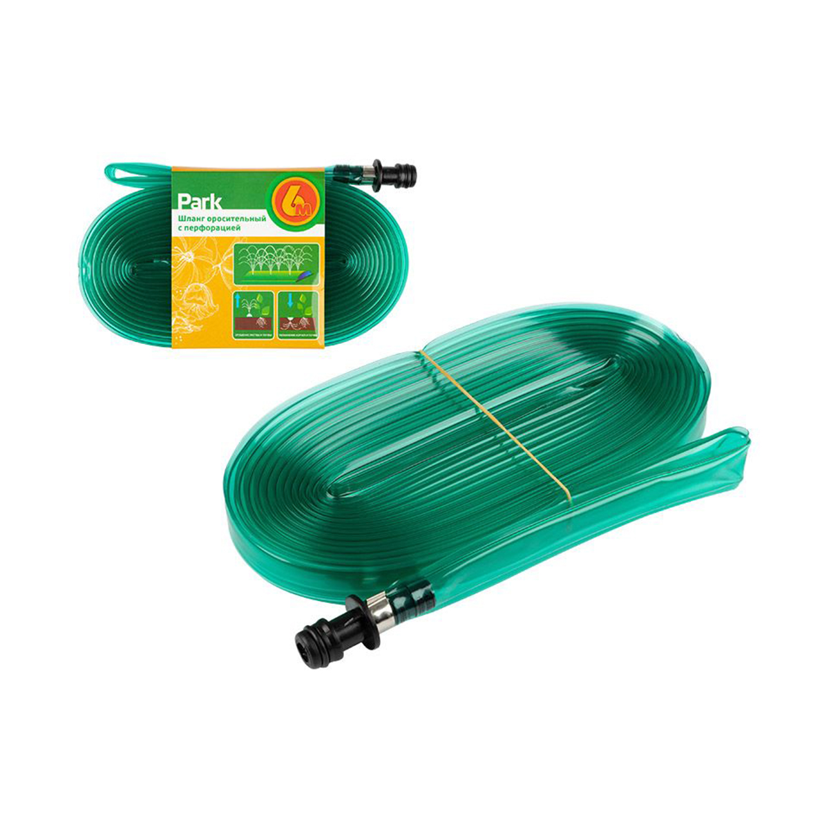 Шланг пвх для капельного полива 6 м (1/10/40) "park"