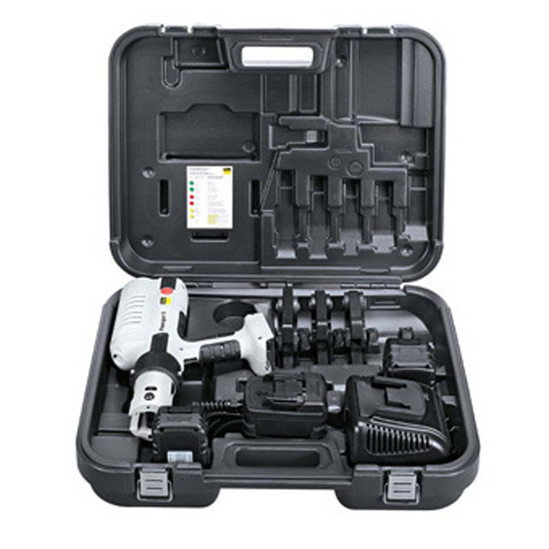 Пресс-устройство Press Gun 5 VIEGA с аккумулятором, зарядным устройством, насадками 15,22,28 мм