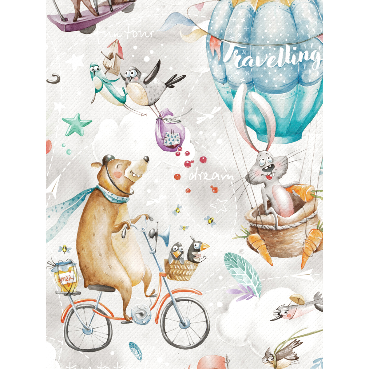 Короб для хранения "путешастики" 31*31*31 см (1/24) "valiant" ktr-box-k