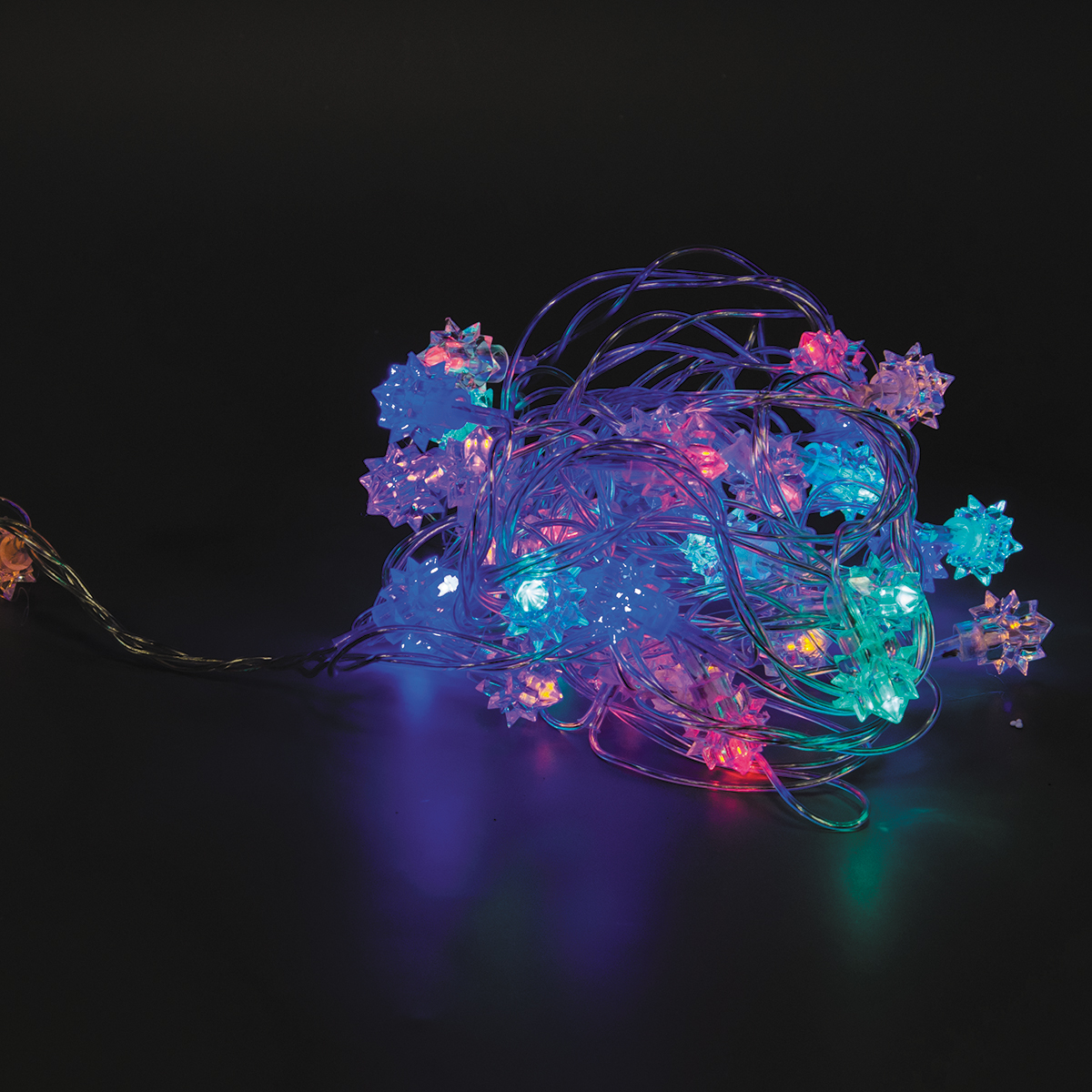 Электрогирлянда "алмазы" 3 м многоцв. (1/24) led-diamond-40-3-mc "волшебная страна"