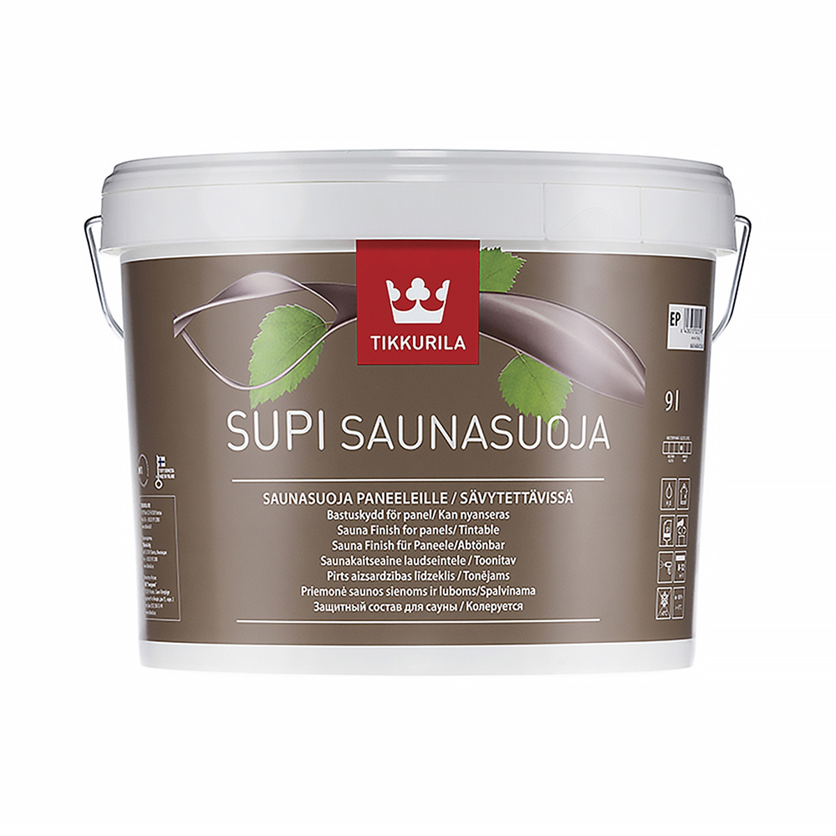 Супи саунасуоя  9 л  (1)  защитный состав для саун "тиккурила"