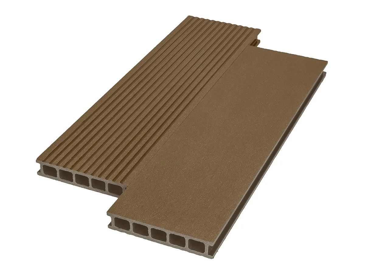 Доска террасная из ДПК REZAR Practick Lite Орех