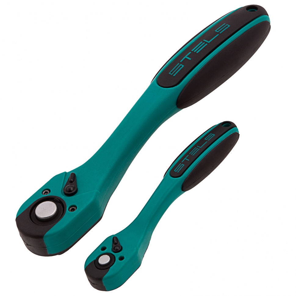 Набор инструментов, 1/2, 1/4, CrV, пластиковый кейс, 76 предметов, двенадцатигранные головки Stels (14116)