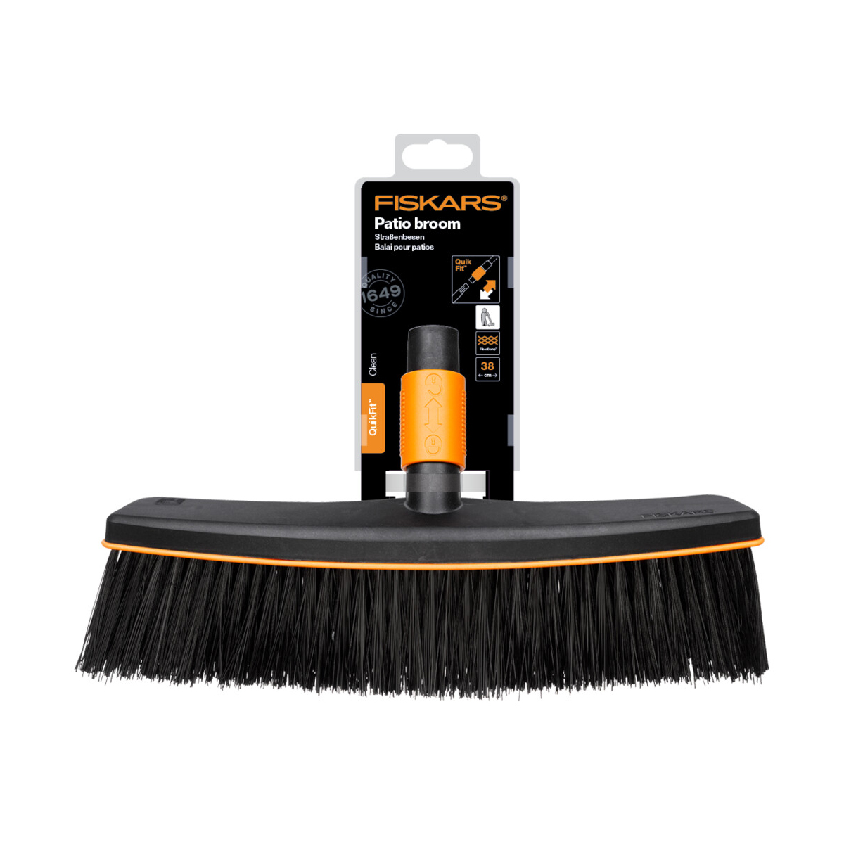 Щетка-метла садовая "quikfit" (1/6) "fiskars" 1001416