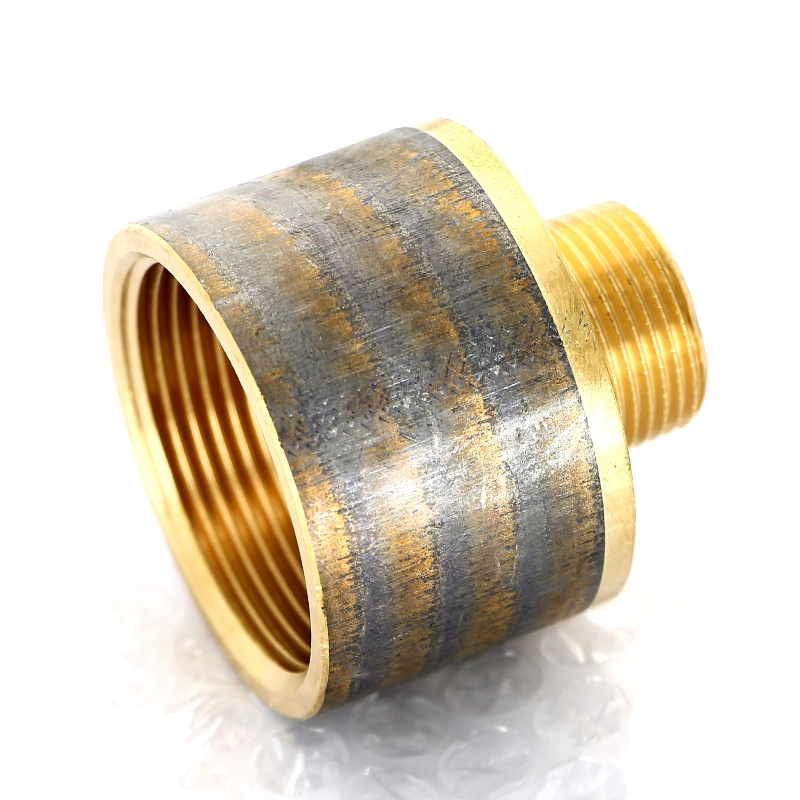 Переходник круглый резьбовой 3/4" x 1"1/2 ВН бронза VIEGA (650841)