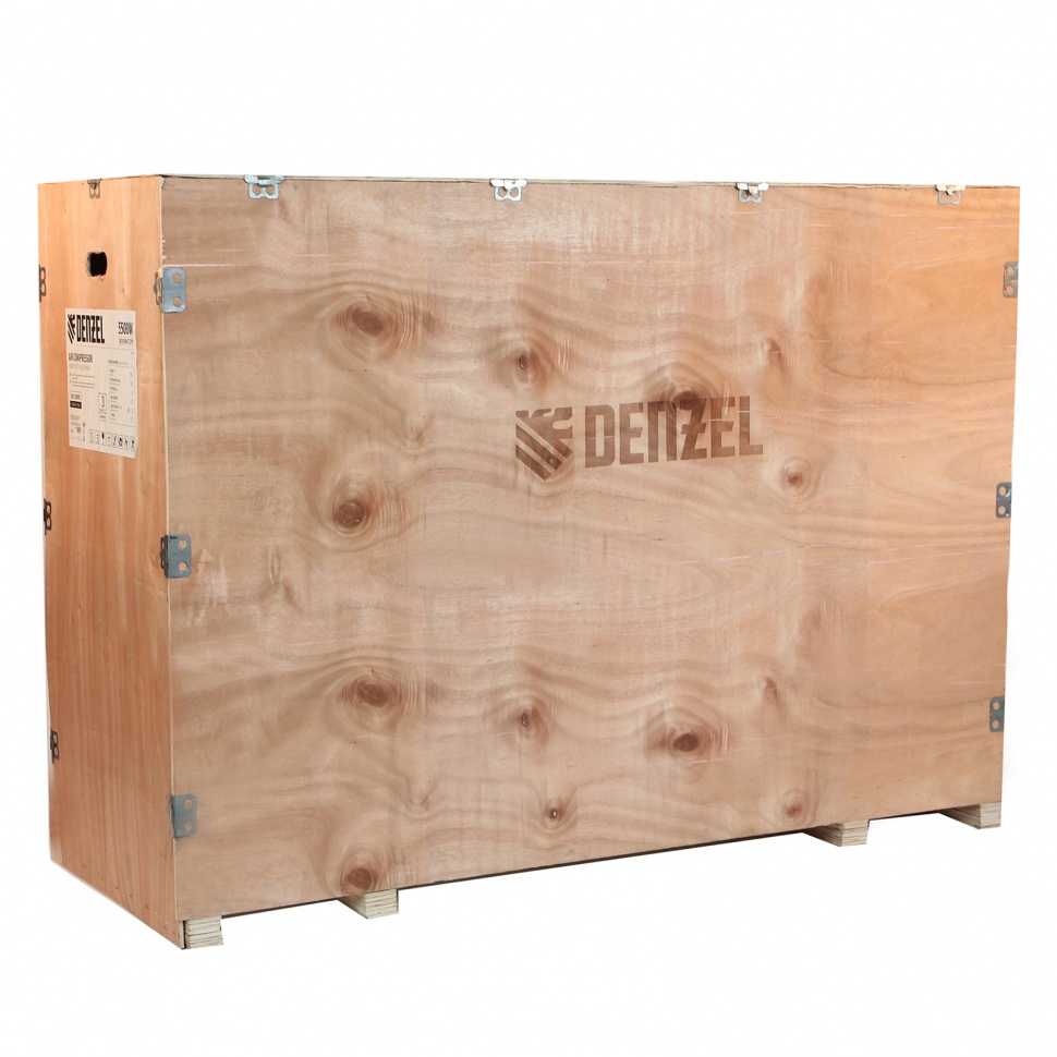 Компрессор воздушный BCI3000-T/200, ременный привод , 3.0 кВт, 200 литров, 530 л/мин Denzel (58119)