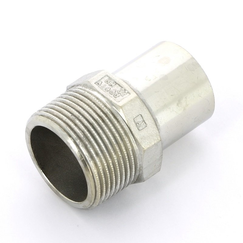 Вставка пресс-Н 35х1"1/4 нержавеющая сталь Sanpress Inox VIEGA