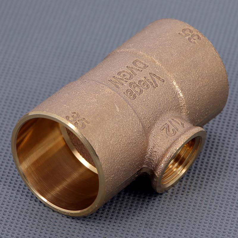 Тройник переходной под пайку ВР 35 х 1/2" VIEGA медный