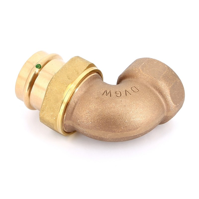 Угол пресс-В 54х2' с разъемным соединением и плоской прокладкой Sanpress VIEGA