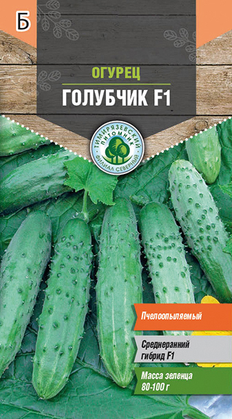 Семена огурец "голубчик f1" среднеранний 0,3 г (10) "тимирязевский питомник"