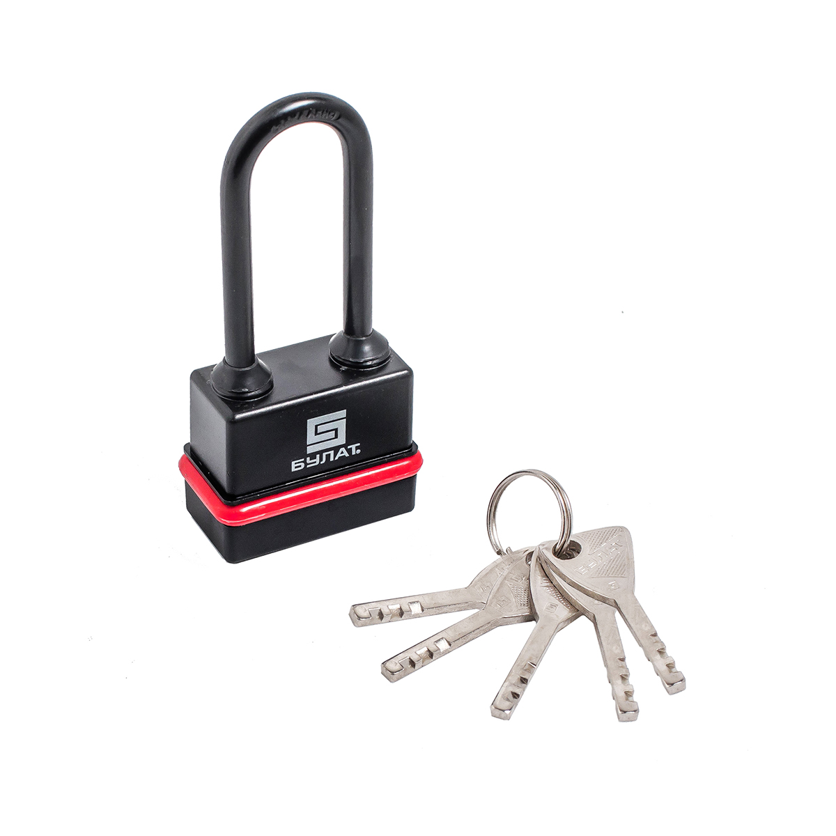 Замок навесной всепогодный вс 3-н55-01 пл 8 мм (5 ключей) (1/6/36) "булат"