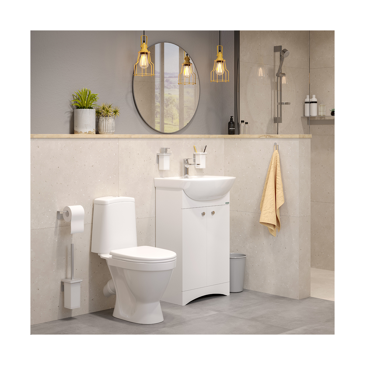 Унитаз напольный "лада" эконом белый "sanita" wc.cc/lada/1-p/wht.g/s1