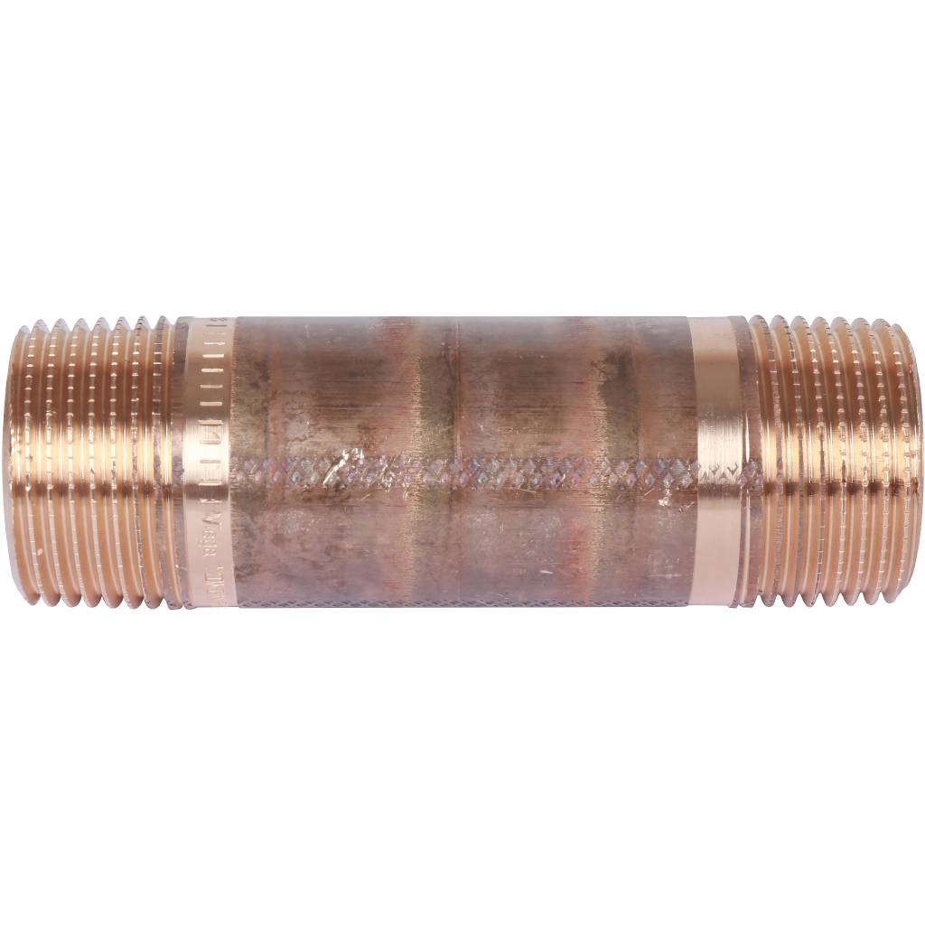 Удлинитель резьбовой (НР) 1"1/4 x 100 мм бронза VIEGA (318505)