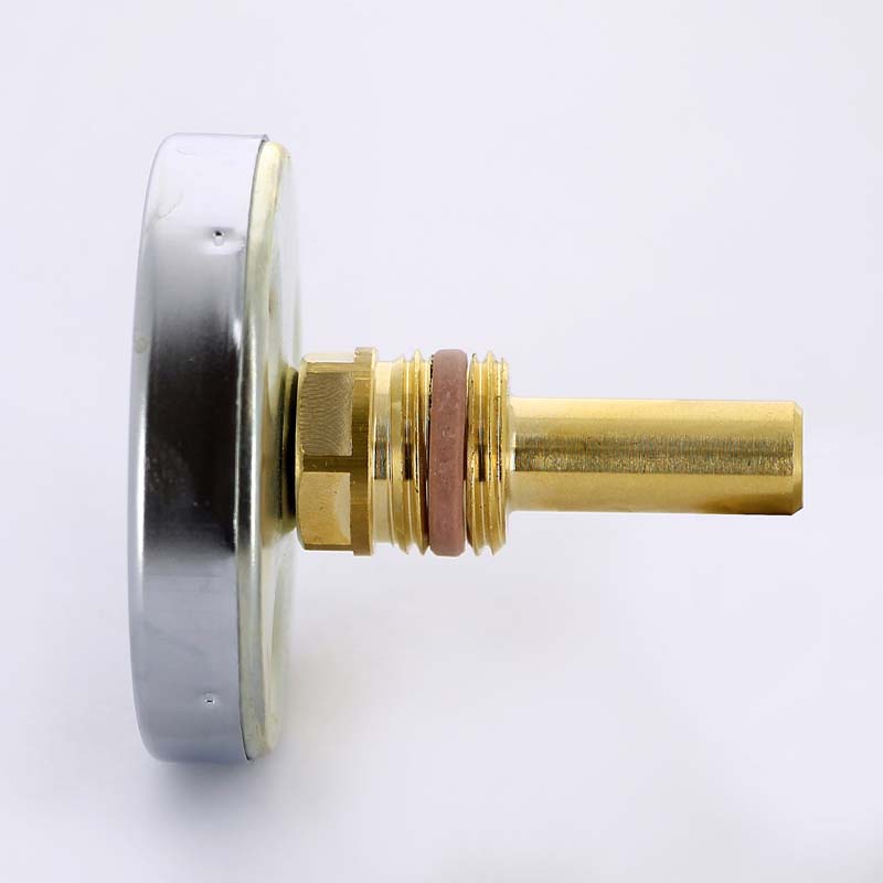 Термометр биметаллический самоуплотняющийся F+R801 SD 63 мм 120° WATTS с погружной гильзой 50 мм