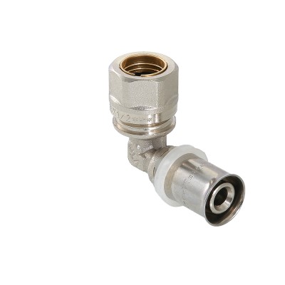 Угол переходной под пресс 16 x 15 мм ЕК для МП труб VALTEC (VTm.253.I.001615)