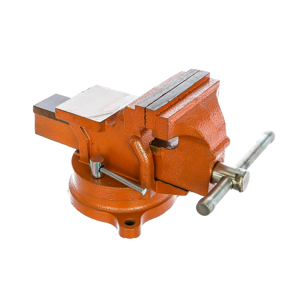 Тиски слесарные поворотные 100 мм с наковальней (1) "sparta"