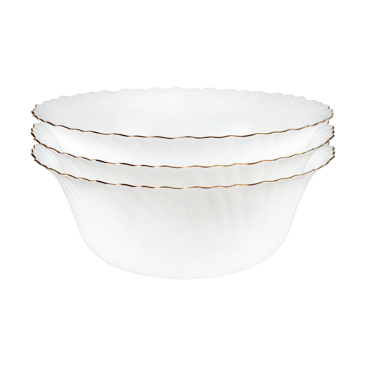 Салатник "opal" royal 22 см, опаловое стекло (3/24) h06214