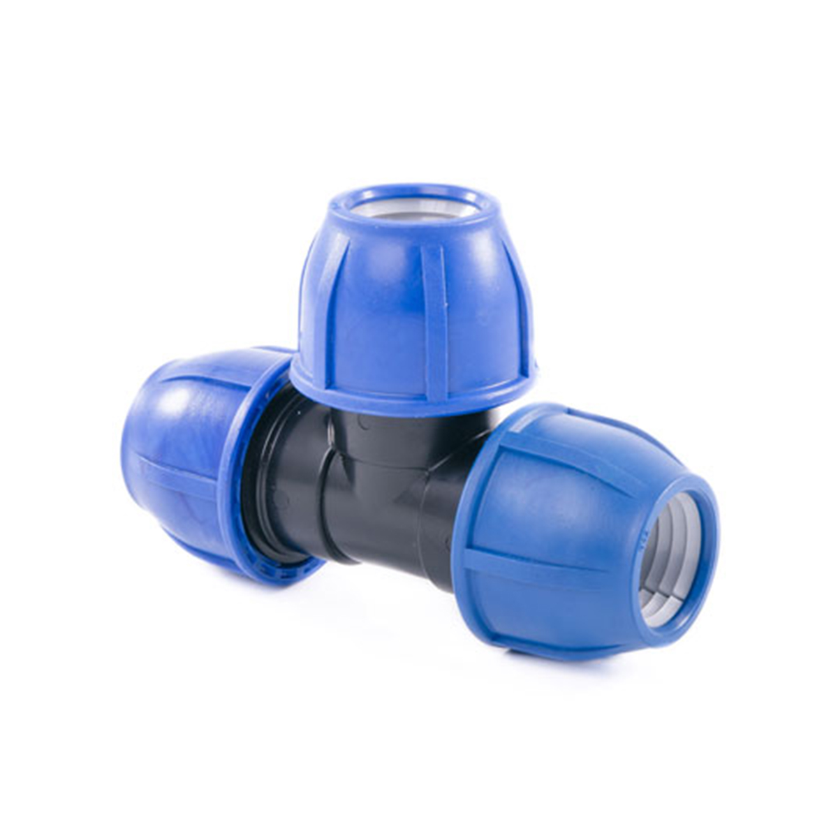 Тройник компрессионный для пнд труб 25 x 20 x 25 мм (15/120) "lammin"