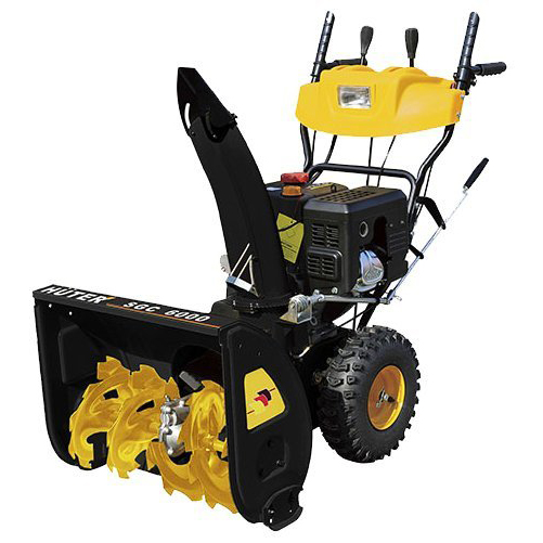 Снегоуборщик бензиновый sgc 6000cd (на гусеницах) "huter"
