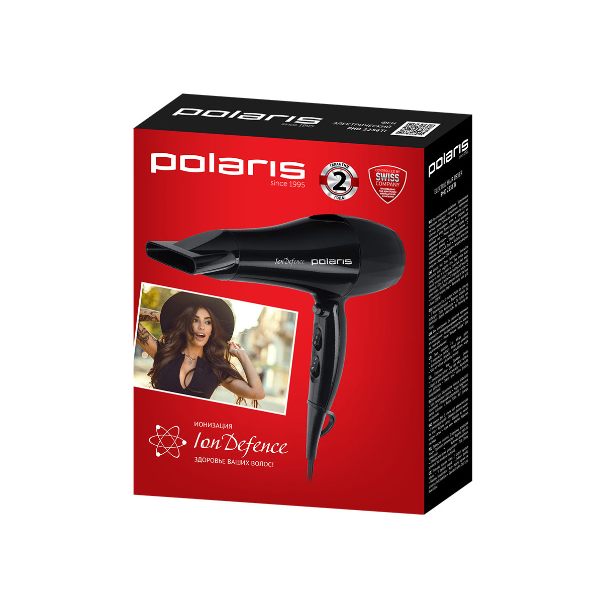 Фен phd 2256ti 2200 вт (1/4) "polaris"