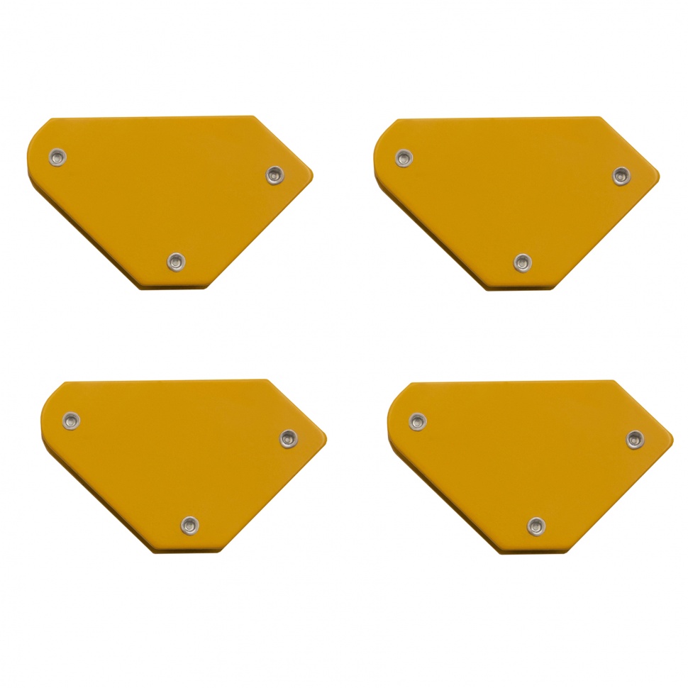 Набор из 4 магнитных фиксаторов для сварочных работ Denzel (97555)