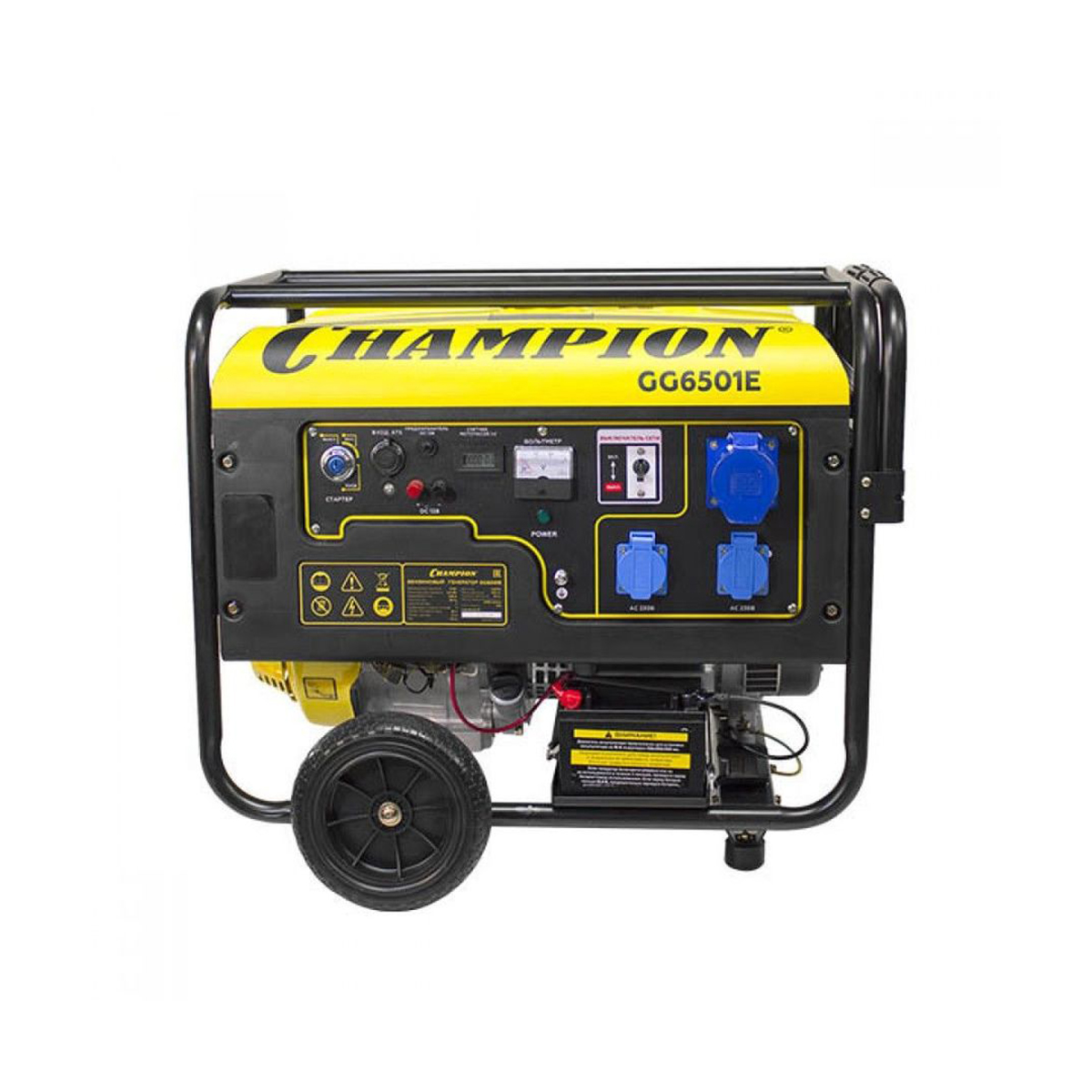 Генератор дизельный dg6501e "champion"