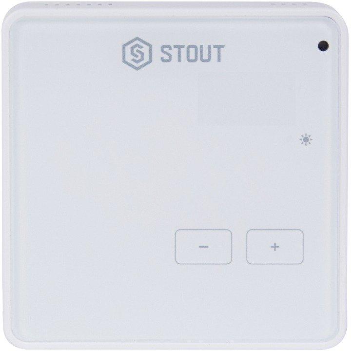 Термостат комнатный беспроводной STOUT R-8z белый